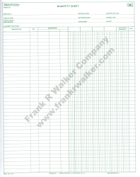 Quantity Take-Off Sheets #516