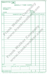 Weekly Time Sheet #P-128 (Vertical)