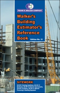 Click here to view larger image The Building Estimator's Reference Book BERB 31 - Contractor Specialty Chapter Books