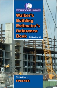 Click here to view larger image The Building Estimator's Reference Book BERB 31 - Contractor Specialty Chapter Books